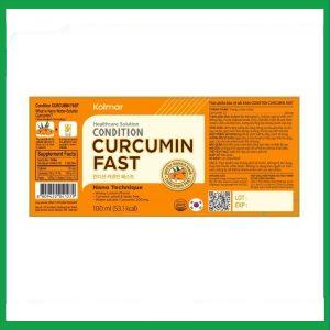 Nhà Thuốc Thanh Vinh - Nước uống Condition Curcumin Fast bảo vệ niêm mạc dạ dày (hộp 10 chai x 100ml) 1 Nhà Thuốc Thanh Vinh - Smart pharma 2024 11 29T093459.968