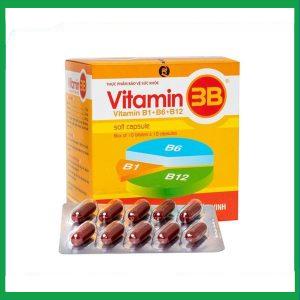 Viên uống Vitamin 3B Phúc Vinh giảm các triệu chứng đau thần kinh tọa, thần kinh ngoại biên (10 vỉ x 10 viên)