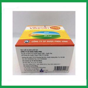 Nhà Thuốc Thanh Vinh - Viên uống Vitamin 3B Phúc Vinh giảm các triệu chứng đau thần kinh tọa, thần kinh ngoại biên (10 vỉ x 10 viên) 2 Nhà Thuốc Thanh Vinh - Smart pharma 2024 11 29T111539.042