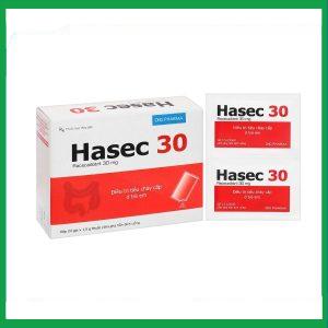 Thuốc cốm Hasec 30mg điều trị triệu chứng tiêu chảy cấp ở trẻ em (24 gói x 1,5g)