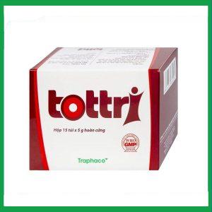 Thuốc Tottri Traphaco điều trị chảy máu khi đại tiện, đau rát (15 túi x 5g)