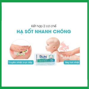 Nhà Thuốc Thanh Vinh - Khăn hạ sốt Suki hỗ trợ hạ nhiệt giảm sốt (5 túi x 5 khăn) 2 Nhà Thuốc Thanh Vinh - Smart pharma 2024 12 21T095936.310
