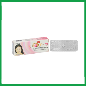 Viên uống tránh thai khẩn cấp New Choice Ec Izzi 1.5mg Nam Hà tránh thụ thai trong vòng 72 giờ ( Hộp 1 vỉ x 1 viên)