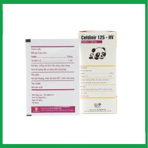 Nhà Thuốc Thanh Vinh - Bột pha hỗn dịch uống Cefdinir 125 - HV điều trị nhiễm khuẩn (10 gói) 2 Nhà Thuốc Thanh Vinh - Smart pharma 2024 12 26T213543.744