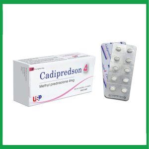 Thuốc Cadipredson 4 USP chống viêm, giảm viêm khớp dạng thấp ( Hộp 5 vỉ x 10 viên)