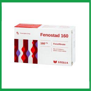Thuốc Fenostad 160mg STADA điều trị tăng cholesterol máu (3 vỉ x 10 viên)