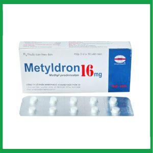 Thuốc Metyldron 16mg Armephaco điều trị hen phế quản ( Hộp 3 vỉ x 10 viên)