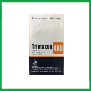 Thuốc kháng sinh Trimazon 480 điều trị nhiễm khuẩn ( Hộp 10 vỉ x 20 viên)