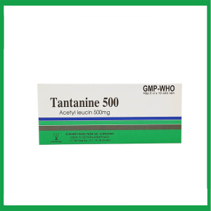 Thuốc Tantanine 500 điều trị chóng mặt ( Hộp 2 vỉ x 10 viên)