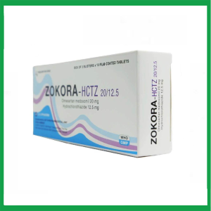 Nhà Thuốc Thanh Vinh - Thuốc Zokora-Hctz 20/12.5 Davipharm điều trị tăng huyết áp (3 vỉ x 10 viên) 1 Nhà Thuốc Thanh Vinh - Smart pharma 2025 01 07T133211.388