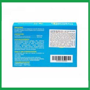 Nhà Thuốc Thanh Vinh - Thuốc Cystine B6 500mg Galeniques Vernin điều trị các bệnh lý liên quan đến tóc và loạn dưỡng móng (20 viên) 3 Nhà Thuốc Thanh Vinh - Smart pharma 2025 01 08T103305.011 2