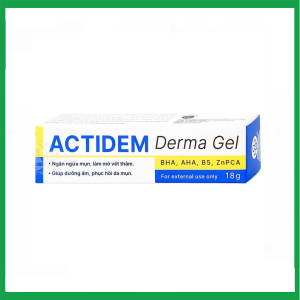Gel Actidem Derma giúp ngăn ngừa mụn, làm mờ vết thâm ( Hộp 1 tuýp 18g)