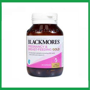 Viên uống Blackmores Pregnancy & Breast - Feeding Gold cung cấp vitamin và khoáng chất (60 viên)