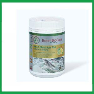 Viên uống Eden BioCare Omega 3 Salmon Oil Fruity hỗ trợ bổ sung Omega 3 từ dầu cá hồi (Hộp 180 viên)