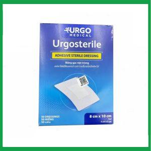 Băng gạc tiệt trùng Urgosterile 8cm x 10cm bảo vệ vết trầy xước, vết cắt, vết thương (50 miếng)