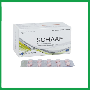 Thuốc Schaaf điều trị tăng huyết áp và phì đại tuyến tiền liệt lành tính ( Hộp 10 vỉ x 10 viên)