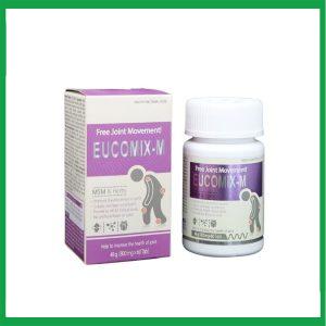 Viên uống Eucomix-M hỗ trợ điều trị các vấn đề về xương khớp ( Hộp 1 lọ 60 viên)