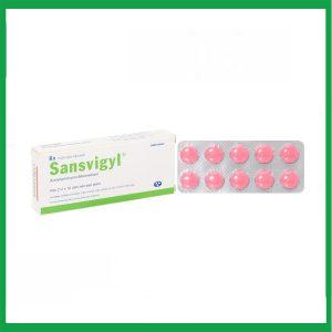 Thuốc Sansvigyl Hà Tây trị các bệnh nhiễm trùng về răng, miệng ( Hộp 2 vỉ x 10 viên)
