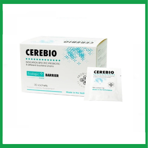 Bột pha uống Cerebio Ecologic Barrier bổ sung lợi khuẩn cho đường ruột, giảm triệu chứng rối loạn tiêu hóa ( Hộp 30 gói)