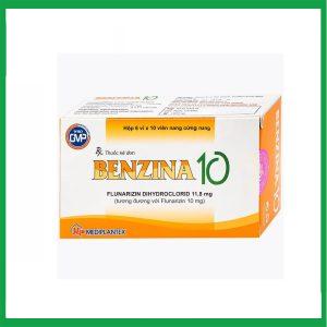 Thuốc Bezina 10 Mediplantex điều trị dự phòng cơn đau nửa đầu (6 vỉ x 10 viên)