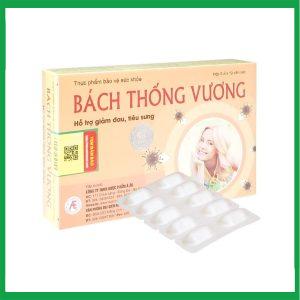 Nhà Thuốc Thanh Vinh - Viên uống Bách Thống Vương hỗ trợ giảm đau, tiêu sưng trong các chứng đau đầu (3 vỉ x 10 viên) 1 Nhà Thuốc Thanh Vinh - Smart pharma 2025 04 14T121101.291