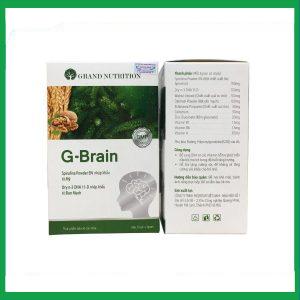 Nhà Thuốc Thanh Vinh - Cốm Trí Não G-Brain 3g Grand Nutrition bổ sung DHA và các vitamin hỗ trợ phát triển não bộ cho trẻ (30 gói) 1 Nhà Thuốc Thanh Vinh - Smart pharma 27 1