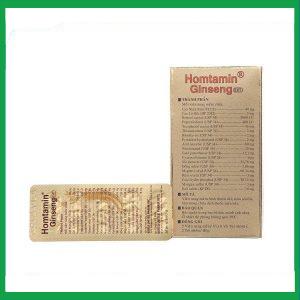 Nhà Thuốc Thanh Vinh - Thuốc Homtamin Ginseng Korea United cung cấp vitamin và muối khoáng (12 vỉ x 5 viên) 1 Nhà Thuốc Thanh Vinh - Smart pharma 30