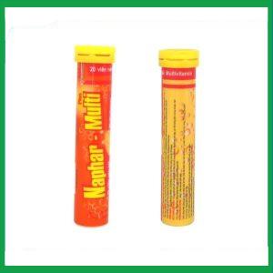 Nhà Thuốc Thanh Vinh - Viên sủi Naphar-Multi Plus Nam Hà bổ sung vitamin, tăng đề kháng (20 viên) 2 Nhà Thuốc Thanh Vinh - Smart pharma 34 1 1