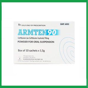 Nhà Thuốc Thanh Vinh - Hỗn dịch uống Armten 90 Armephaco điều trị các chứng nhiễm khuẩn đường hô hấp cấp ( Hộp 10 gói) 2 Nhà Thuốc Thanh Vinh - Smart pharma 34 3