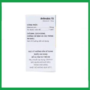 Nhà Thuốc Thanh Vinh - Thuốc Arthrobic 15 Mekophar điều trị viêm đau xương khớp, viêm khớp dạng thấp ( Hộp 30 viên) 1 Nhà Thuốc Thanh Vinh - Smart pharma 38 1