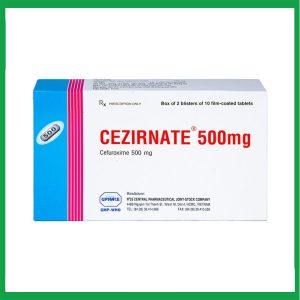 Nhà Thuốc Thanh Vinh - Thuốc Cezirnate 500mg Uphace điều trị các bệnh do nhiễm khuẩn (2 vỉ x 10 viên) 3 Nhà Thuốc Thanh Vinh - Smart pharma 53 2