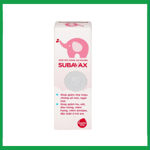 Nhà Thuốc Thanh Vinh - Nhỏ mũi họng lợi khuẩn Subavax 10ml Á Âu tăng sức đề kháng niêm mạc đường hô hấp trên 3 Nhà Thuốc Thanh Vinh - Smart pharma 55
