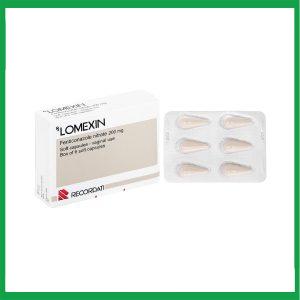 Viên đặt âm đạo Lomexin 200mg điều trị nhiễm nấm Candida âm hộ - âm đạo (Hộp 1 vỉ x 6 viên)