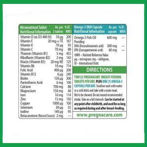 Nhà Thuốc Thanh Vinh - Viên uống Pregnacare Breast Feeding Vitabiotics bổ sung vitamin và khoáng chất cho phụ nữ cho con bú (6 vỉ x 14 viên) 2 Nhà Thuốc Thanh Vinh - Smart pharma 9