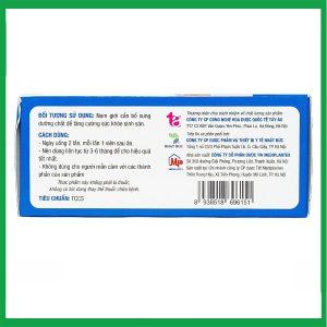 Nhà Thuốc Thanh Vinh - Viên uống SpermQ Tây Âu tăng cường sức khỏe sinh sản cho nam giới (6 vỉ x 10 viên) 2 Nhà Thuốc Thanh Vinh - SpermQ 6vix10vien 1