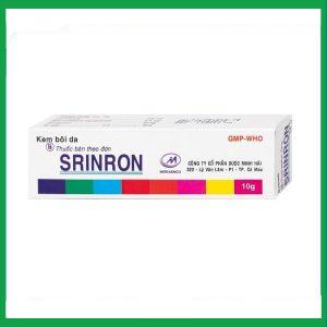 Kem bôi da Srinron 10g Mipharmco điều trị các bệnh về da do nhiễm khuẩn hoặc nấm, bệnh da hỗn hợp