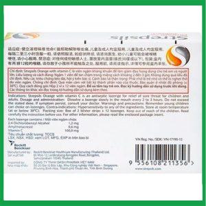 Nhà Thuốc Thanh Vinh - Viên ngậm Strepsils Orange with Vitamin C điều trị đau họng 4 Nhà Thuốc Thanh Vinh - Strepsils Orange 1
