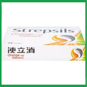 Nhà Thuốc Thanh Vinh - Viên ngậm Strepsils Orange with Vitamin C điều trị đau họng 3 Nhà Thuốc Thanh Vinh - Strepsils Orange 2