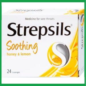 Viên ngậm Strepsils Soothing giảm đau họng