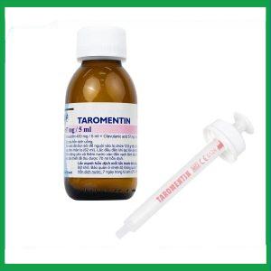 Nhà Thuốc Thanh Vinh - Bột hỗn dịch uống Taromentin 457mg/5ml điều trị nhiễm trùng viêm xoang, tai giữa, đường hô hấp (12.6g) 1 Nhà Thuốc Thanh Vinh - Taromentin 457mg3
