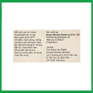 Nhà Thuốc Thanh Vinh - Thuốc Primolut N Bayer điều trị xuất huyết do rối loạn chức năng, vô kinh (2 vỉ x 15 viên) 3 Nhà Thuốc Thanh Vinh - Thiet ke chua co ten 14 1