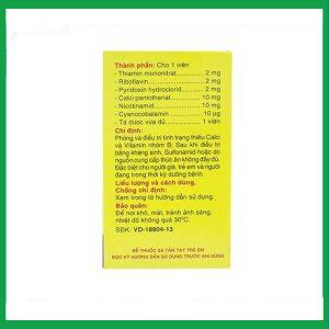 Nhà Thuốc Thanh Vinh - Thuốc Vitamin B.Vitab B12 Danapha phòng và điều trị tình trạng thiếu Calci và Vitamin B (100 viên) 1 Nhà Thuốc Thanh Vinh - Thiet ke chua co ten 16