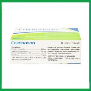 Nhà Thuốc Thanh Vinh - Thuốc Caldihasan Hasan phòng và điều trị thiếu hụt vitamin D, canxi (3 vỉ x 10 viên) 5 Nhà Thuốc Thanh Vinh - Thiet ke chua co ten 20