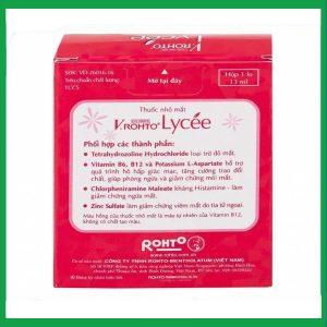Nhà Thuốc Thanh Vinh - Thuoc nho mat V.Rohto Lycee 13ml dieu tri do mat ngua mat moi mat 3