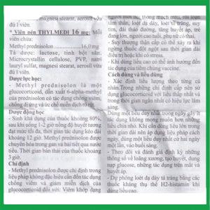 Nhà Thuốc Thanh Vinh - Thuốc Thylmedi 16mg Mediplantex kháng viêm, chống dị ứng 2 Nhà Thuốc Thanh Vinh - Thylmedi3