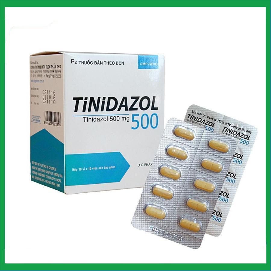 Tinidazol-500mg.jpg Nhà Thuốc Thanh Vinh - Tinidazol 500mg