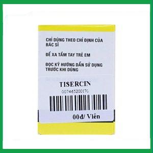 Nhà Thuốc Thanh Vinh - Thuốc Tisercin 25mg điều trị loạn thận (1 lọ x 50 viên) 1 Nhà Thuốc Thanh Vinh - Tisercin 3