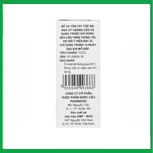 Nhà Thuốc Thanh Vinh - Dung dịch nhỏ mắt Tobrafar 0.3% trị nhiễm khuẩn mắt lọ 5ml 2 Nhà Thuốc Thanh Vinh - Tobrafar Lo 5ml1