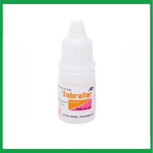 Nhà Thuốc Thanh Vinh - Dung dịch nhỏ mắt Tobrafar 0.3% trị nhiễm khuẩn mắt lọ 5ml 1 Nhà Thuốc Thanh Vinh - Tobrafar Lo 5ml2