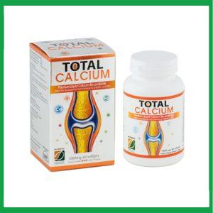 Nutridom Total Calcium, hỗ trợ giảm nguy cơ còi xương, loãng xương, bổ sung canxi